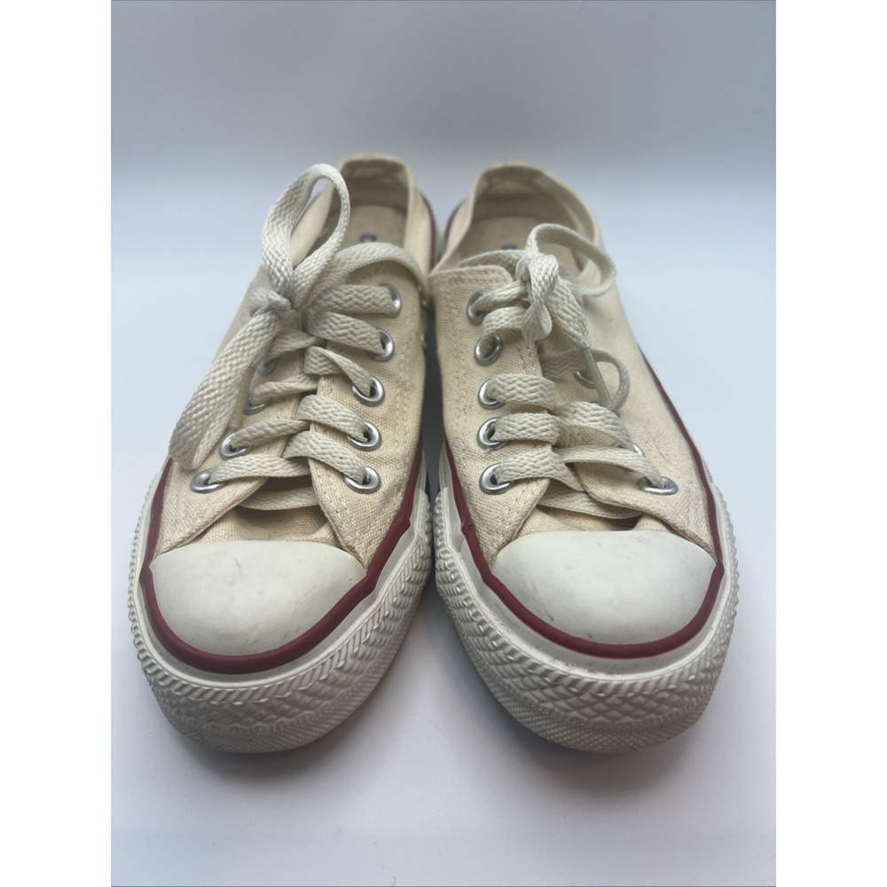 VTG Converse ALL☆Star Mule w/Laces Cream/White 1H672 US: Men's 5/Women's 7 EUC - Picture 3 of 11